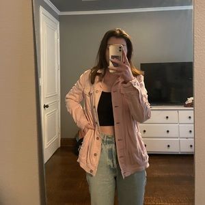 Arizona Jean Co Pink Denim Jacket
